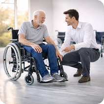 Essais de fauteuil roulant