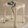 Tabouret de douche i-fit blanc