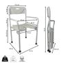 Chaise de douche Tobago mesures