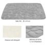 Tapis de bain galet Comfy XXL Gris