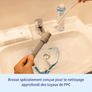 Brosse de nettoyage pour tuyaux PPC inoxydable Oxyhero