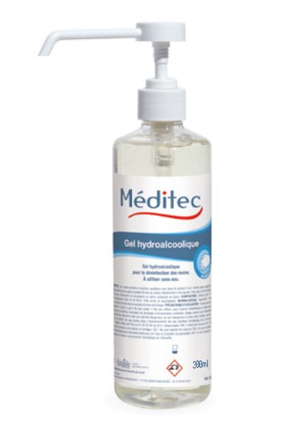 Gel hydroalcoolique MEDITEC 300 ml