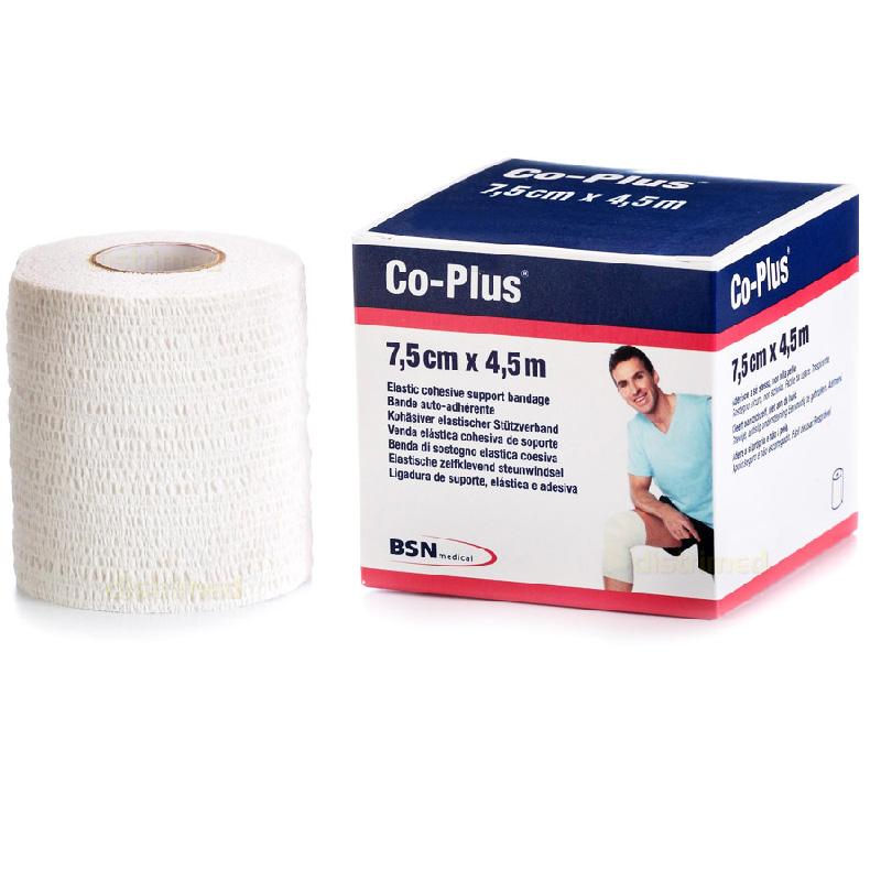 Bande cohésive Co-Plus blanche sans latex