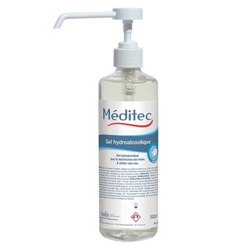 Gel hydroalcoolique MEDITEC 500 ml